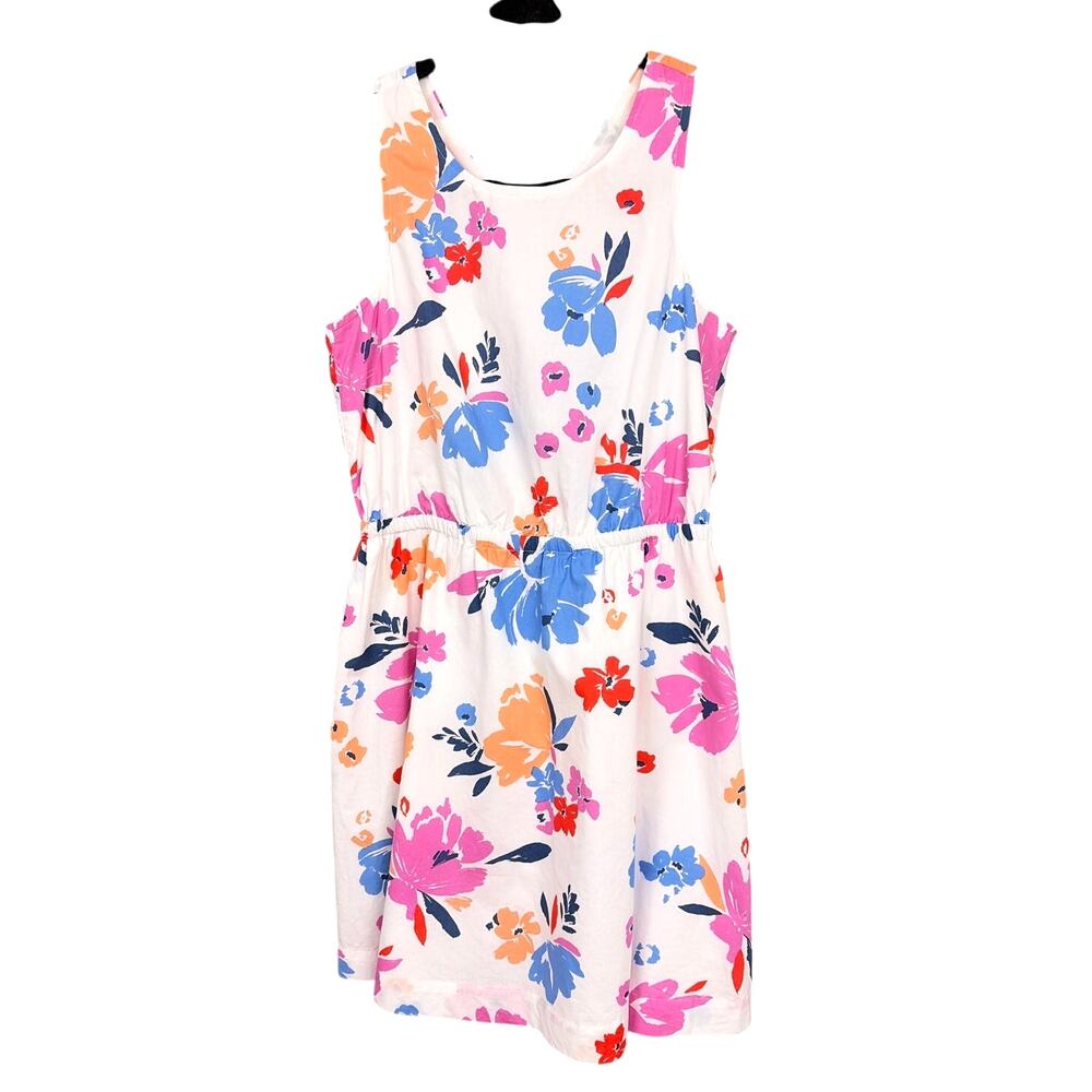 Gap Kids Floral Watercolor Garden Tropical Keyhole Back Sleeveless Girl's XL